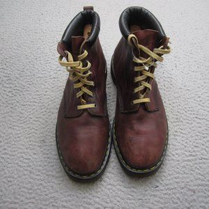 Dr Doc Martens Boots Mens Size 12 Red Leather The Original Chukka Ankle England